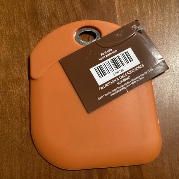 Fall Tableware Silicone Bowl Scraper New With Tag 4.72” x 3.94” - Picture 6 of 7